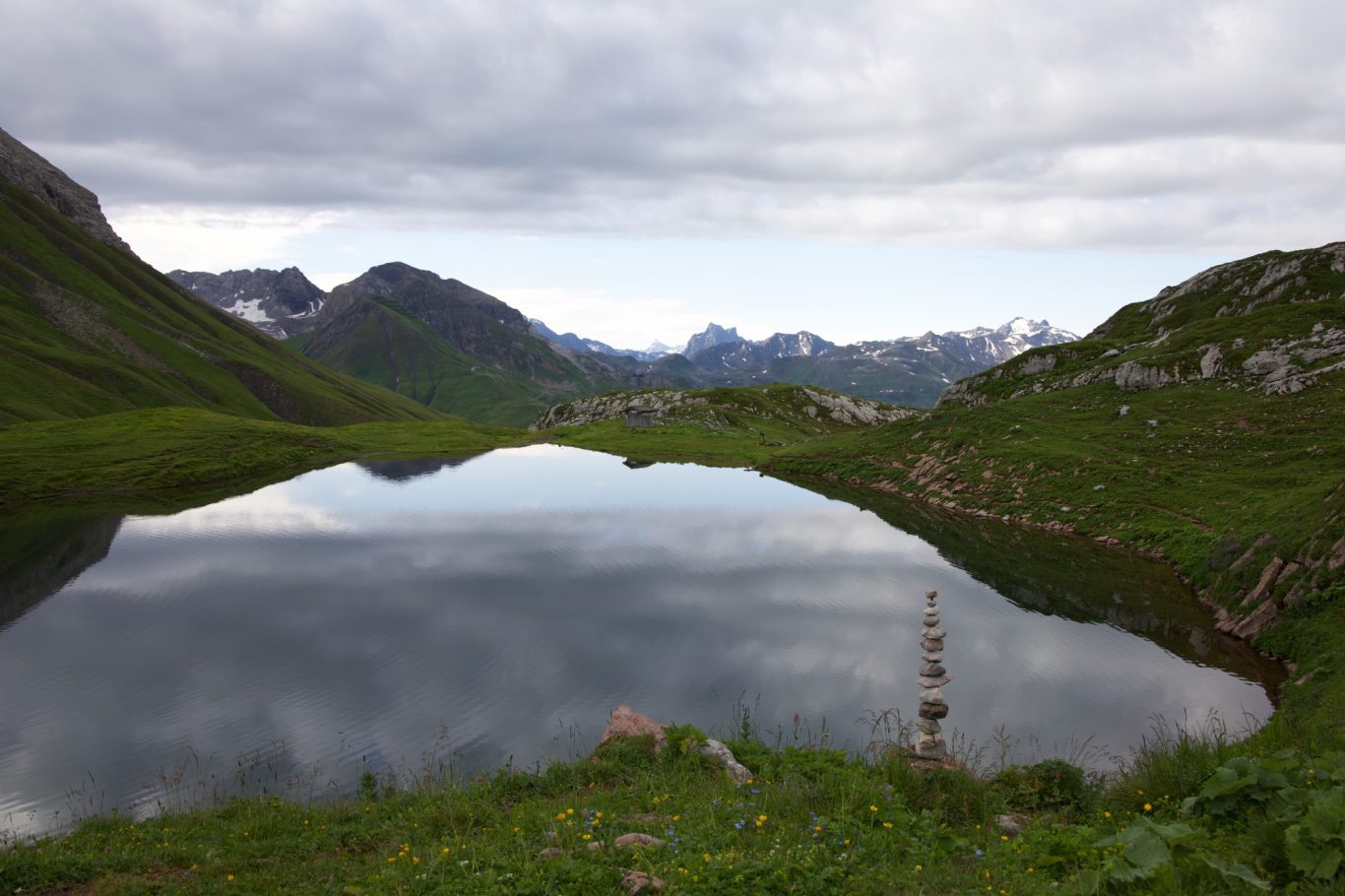 Blick über den Monzabonsee Richtung Süden