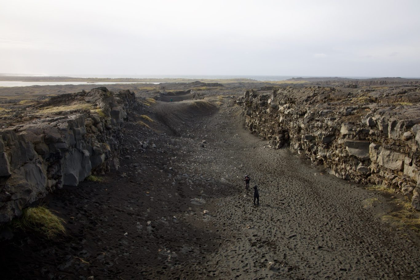 Der Riss zwischen den Kontinentalplatten
