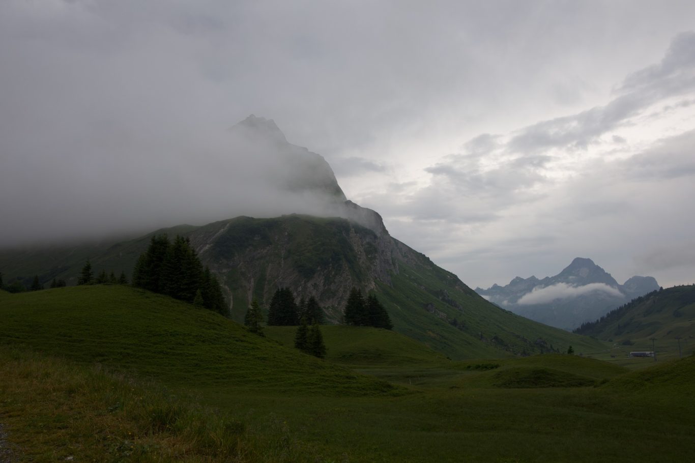 Blick vom Auenfeld Richtung Schröcken