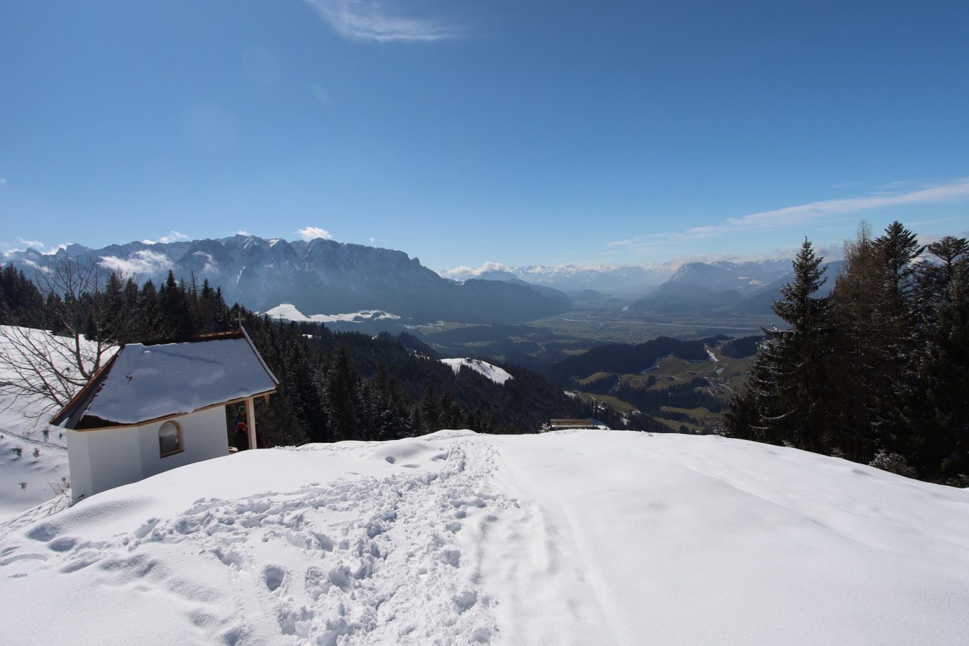 Blicks ins grüne Inntal