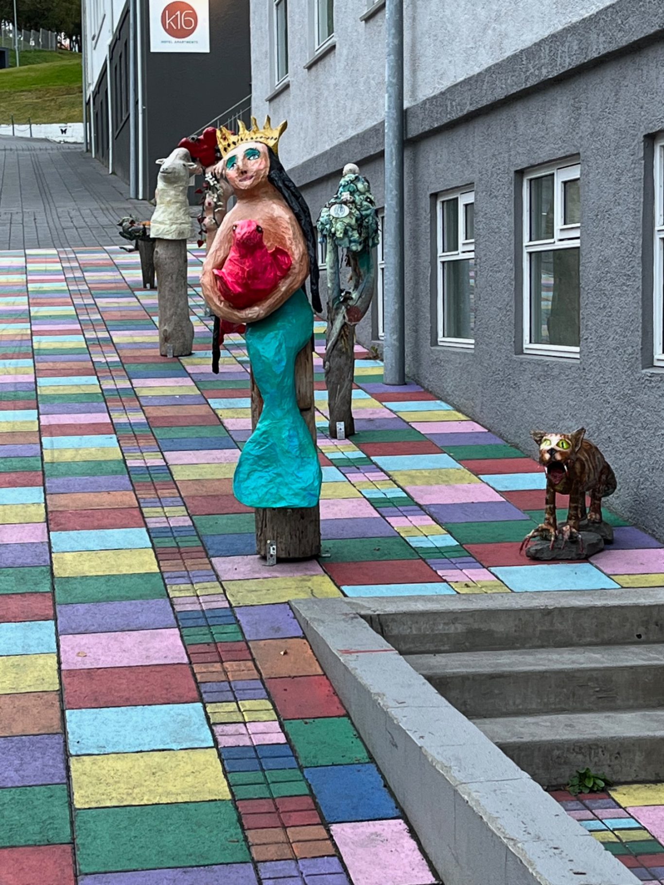 Die "Kunstmeile" in Akureyri