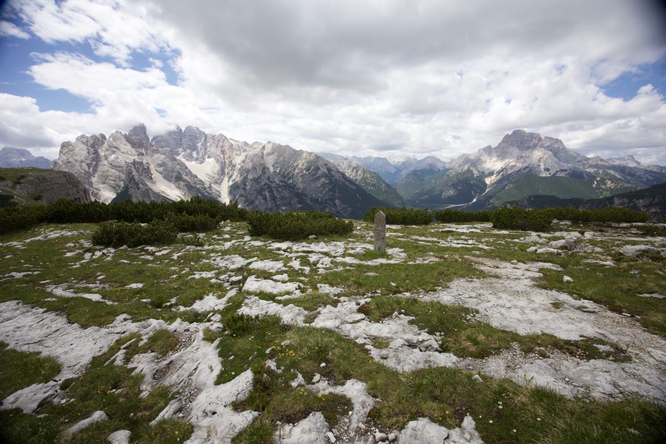 Das Bergplateau vom Monte Piano