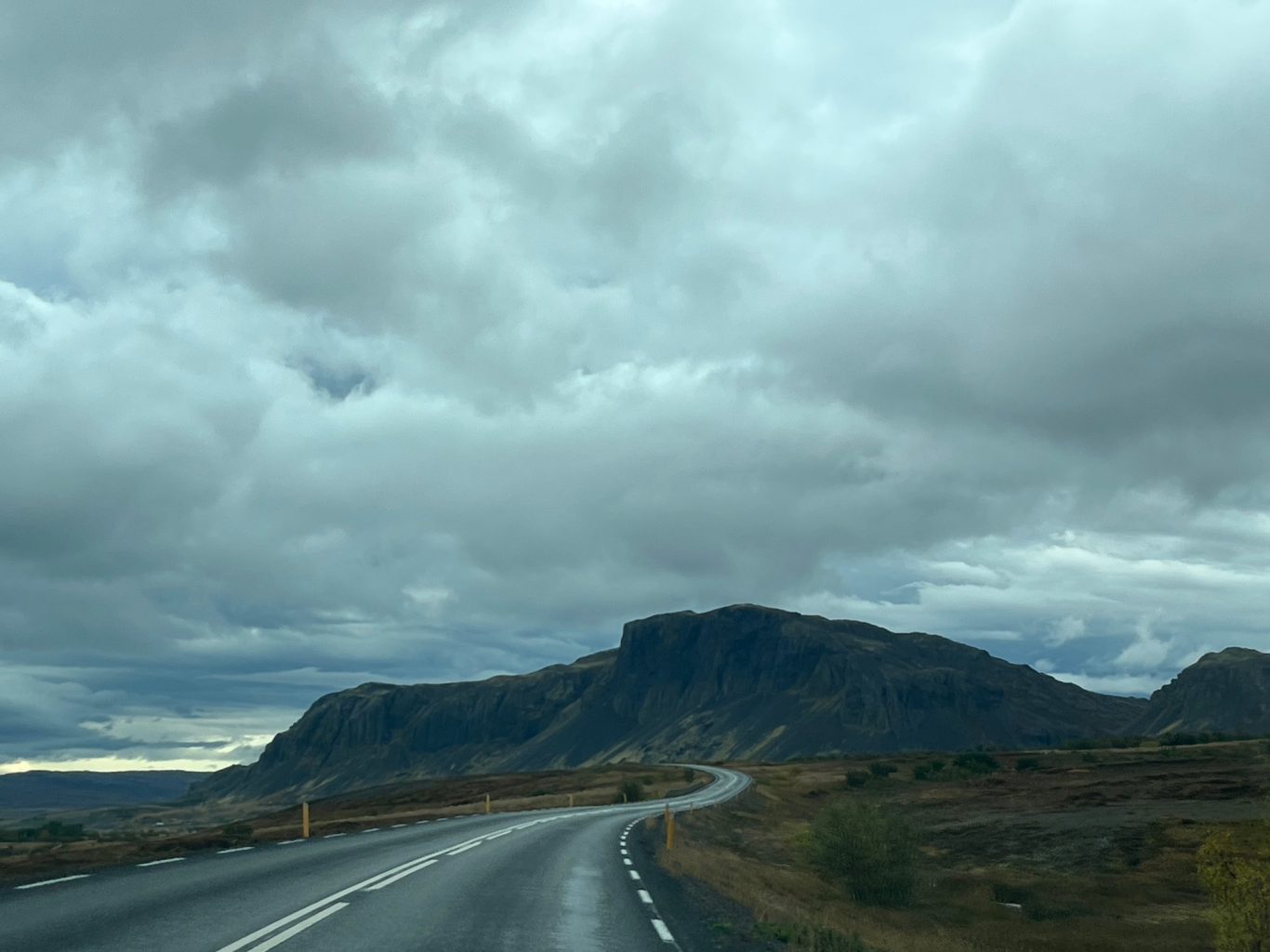Helle Streifen am Horizont lassen (leider vergebens...) auf Wetterbesserung hoffen.