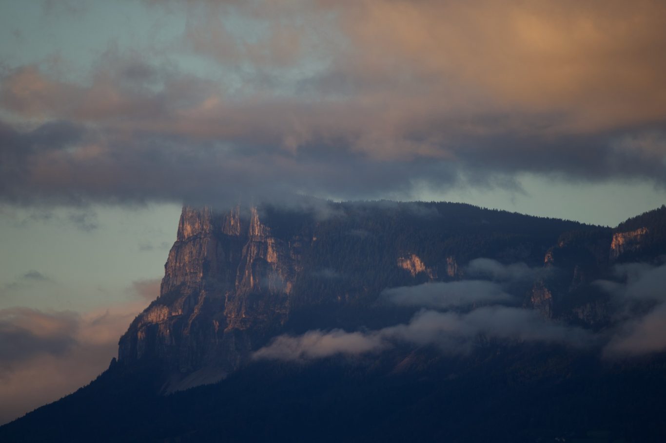 Gantkofel im Morgenlicht