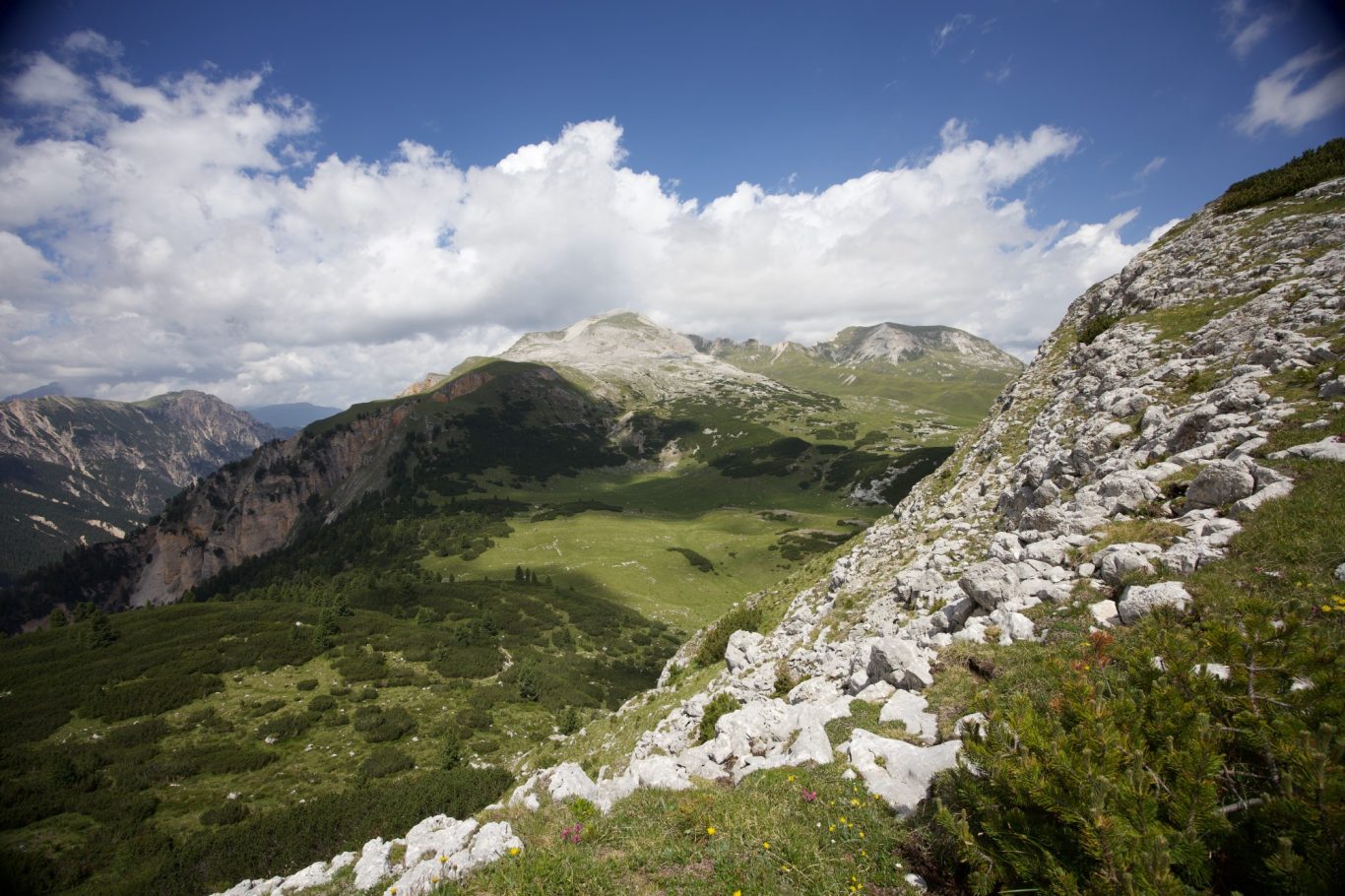 Blick vom Col de Lasta