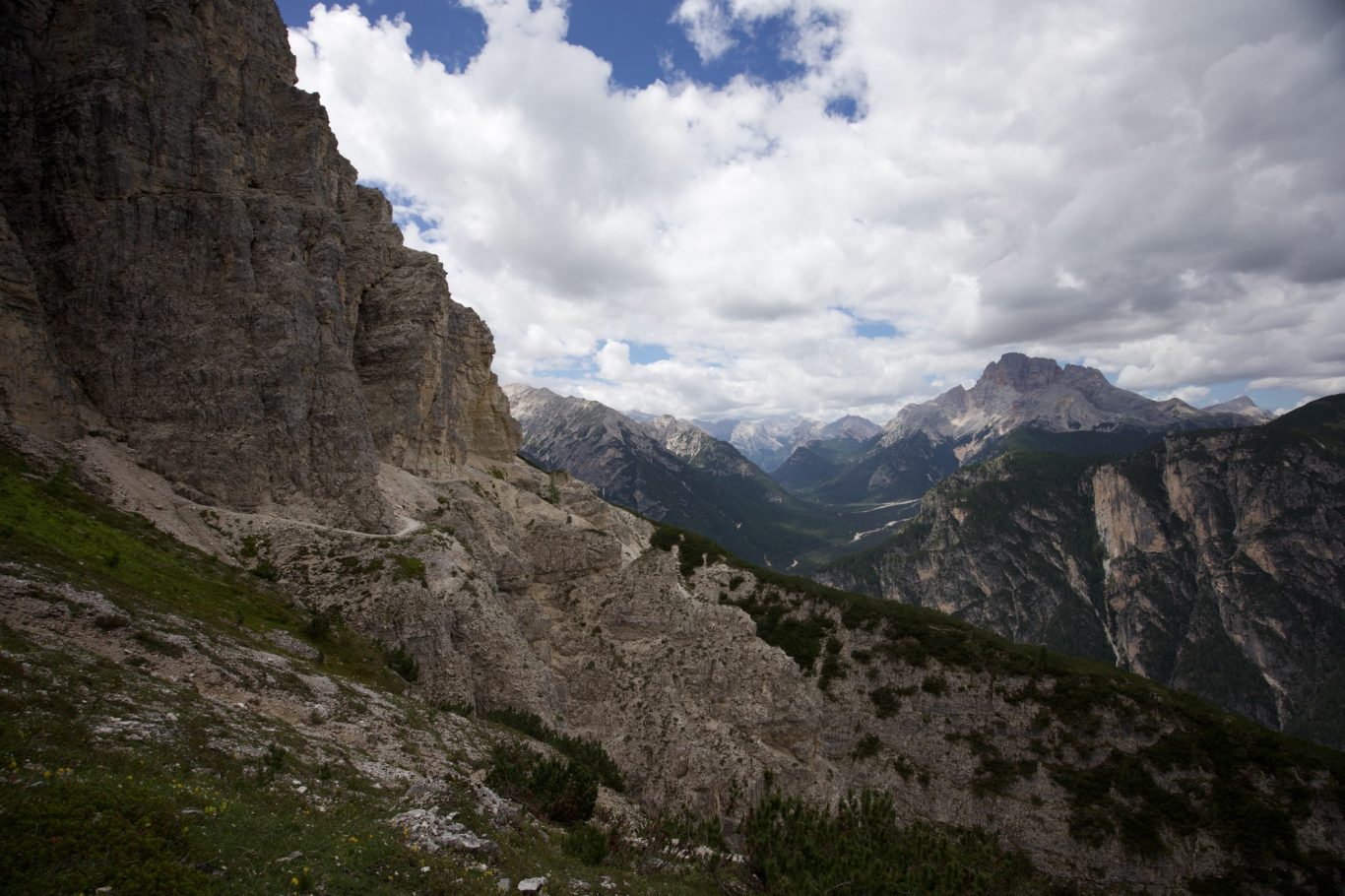 Aufstieg zum Monte Piano