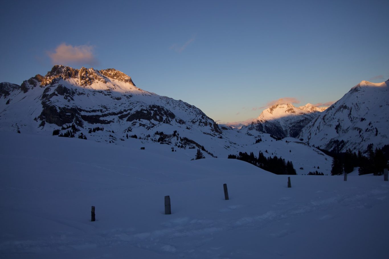 Karhorn im letzten Sonnenlicht