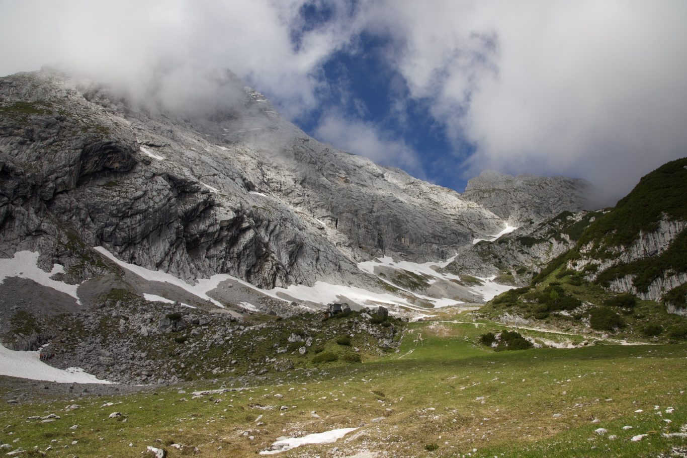 Auf dem Weg vom Kreuzeck zum Osterfelderkopf