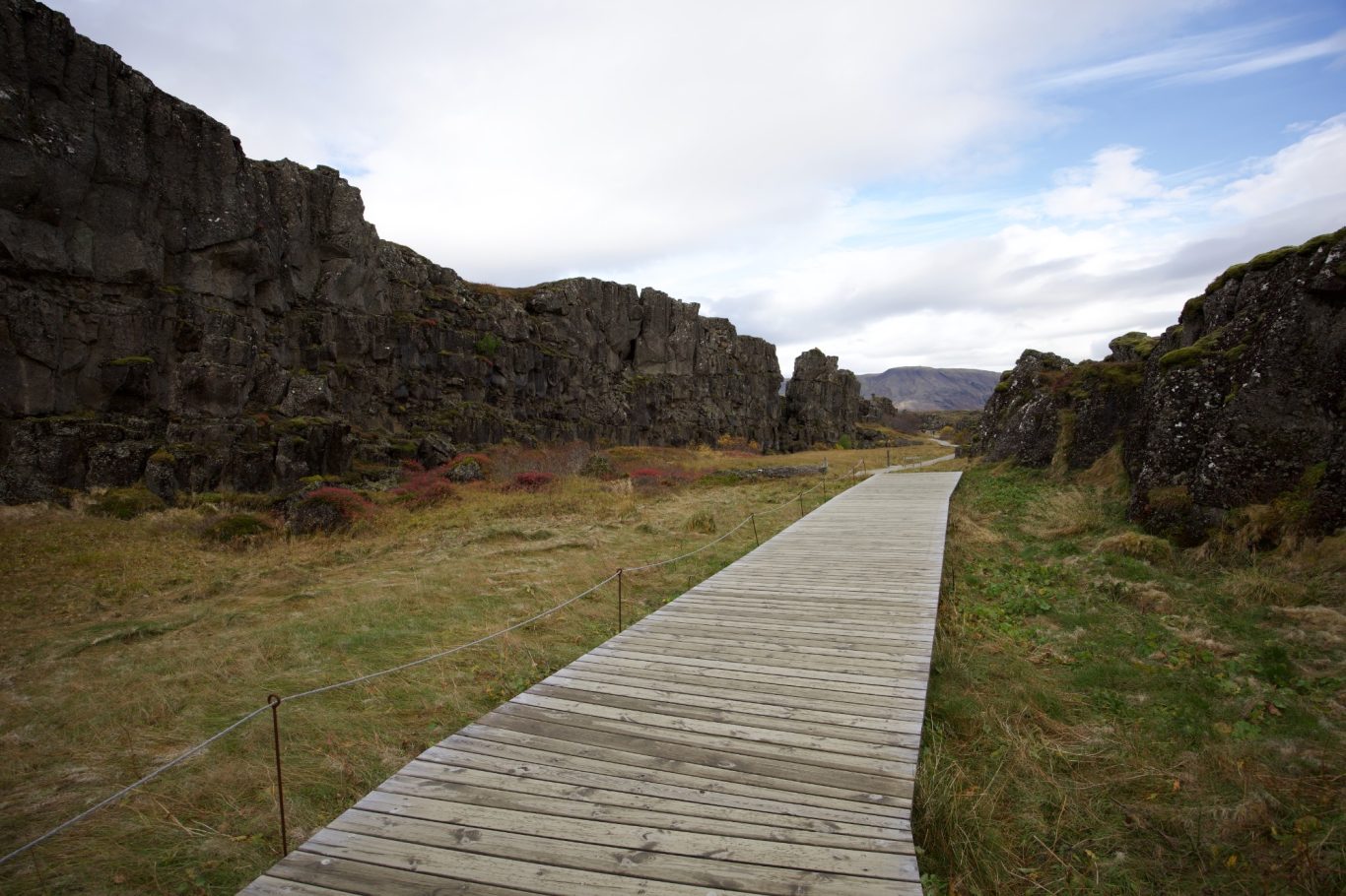 Weg durch die "Allmännerschlucht"
