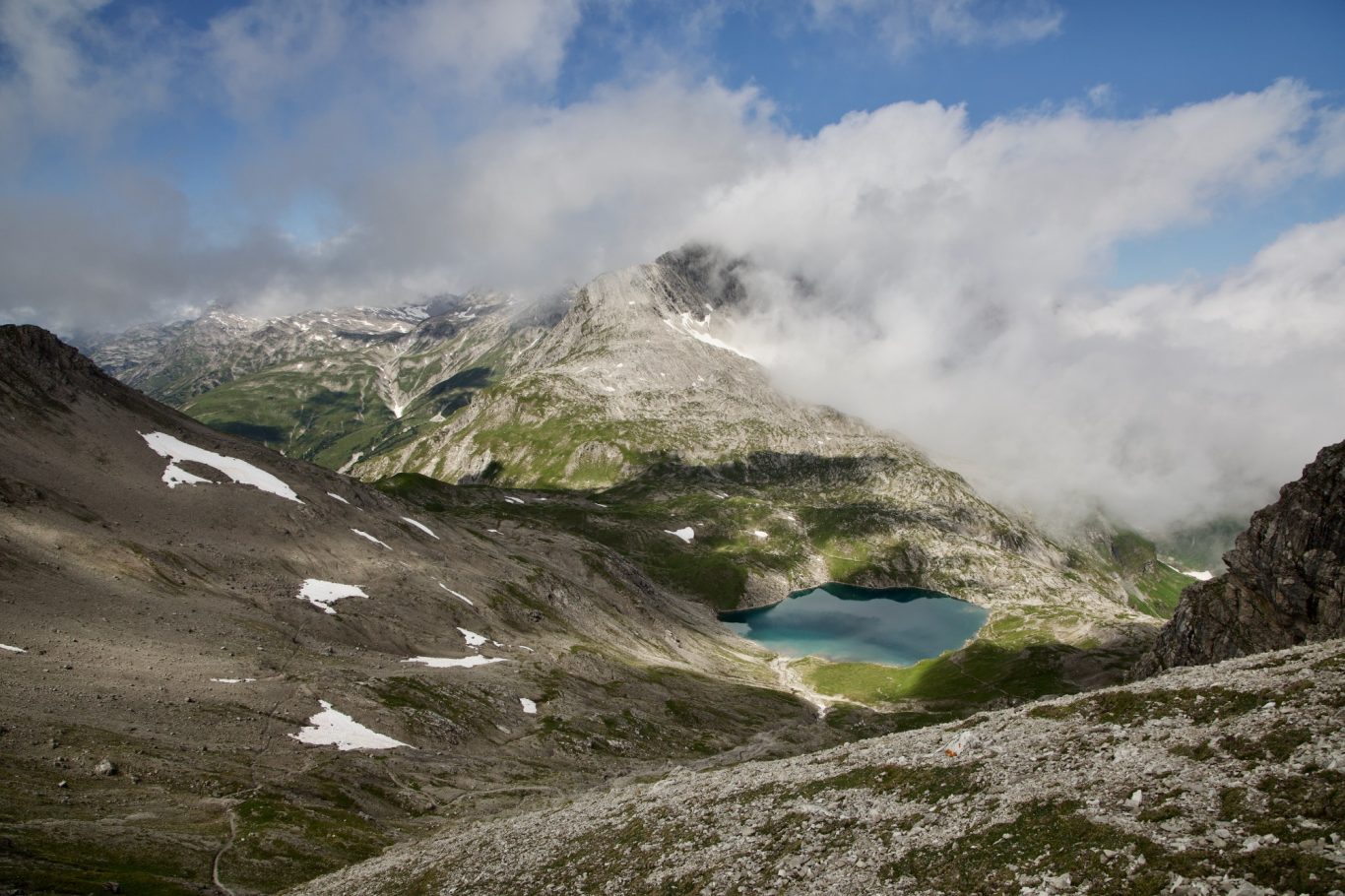 Butzensee und Braunarlspitze