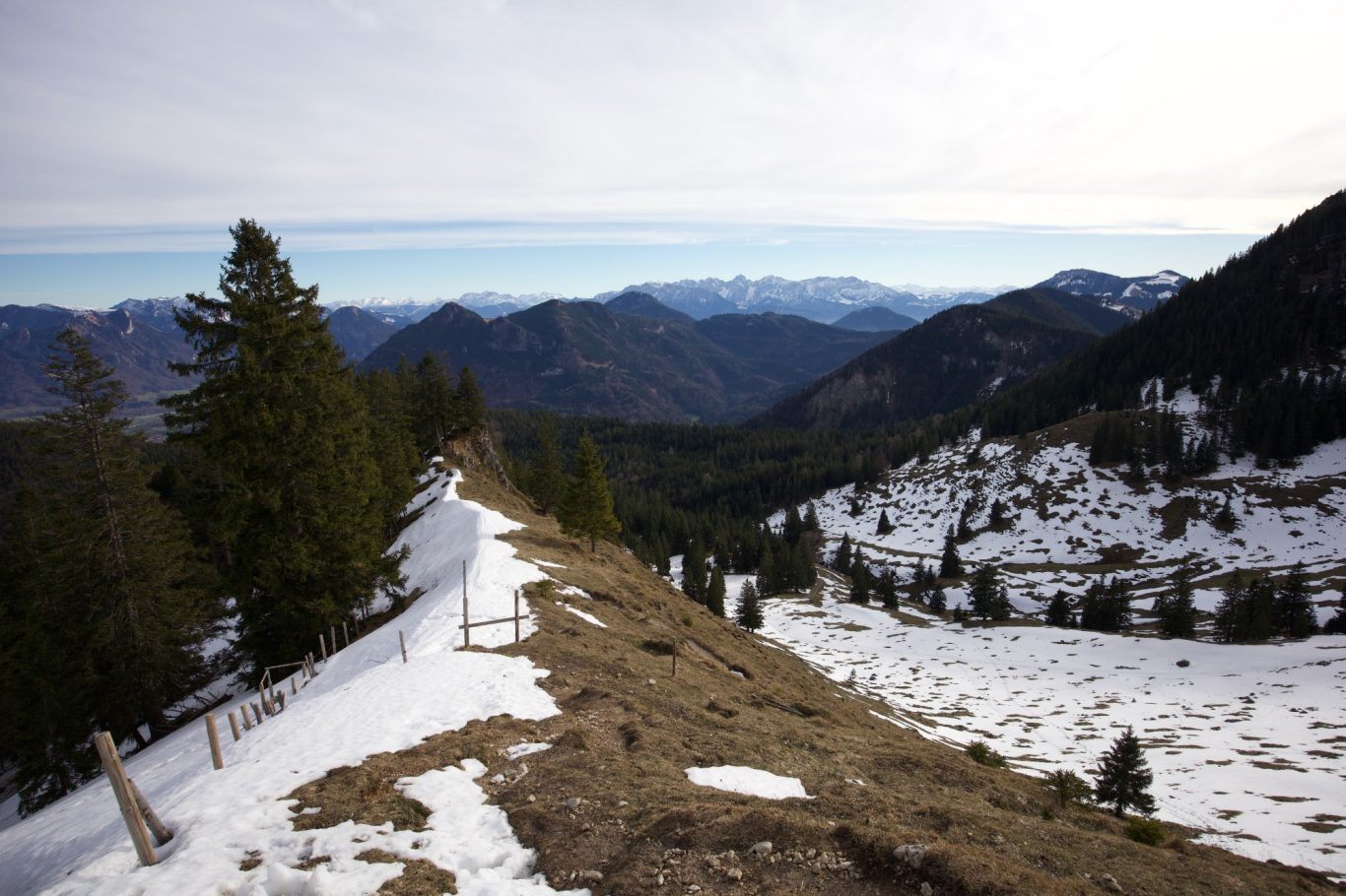 Abstieg von der Rampoldplatte über den Ostgrat.