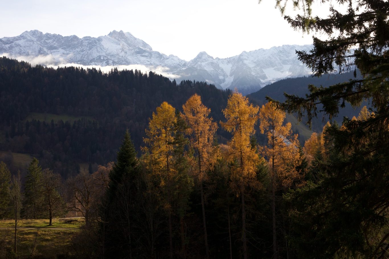Wettersteingebirge im Herbst