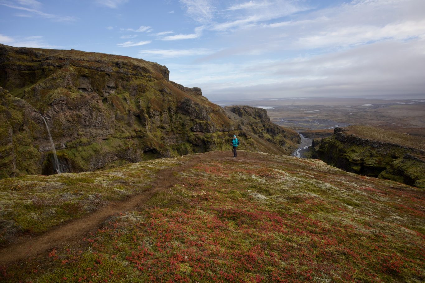 Allein in einer grandiosen Landschaft